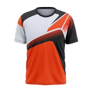 T-shirt blanc en polyester 100% personnalisé en gros style de rue haute avec conception de sublimation graphique avant - Product Image 1