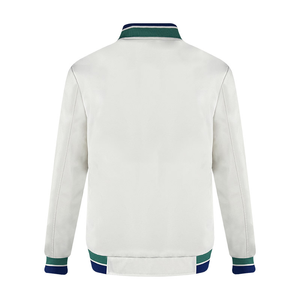 Custom Blue and <b>Red</b> College Varsity Wool <b>Jacket</b> with Stand Collar for Winter Letterman Baseball <b>Jacket</b> for Men - Product Image 2