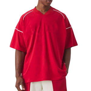 Conjunto de ropa deportiva con estampado de logotipo personalizado para hombre, camiseta informal de dos piezas de color sólido, pantalones cortos, talla XL para conjuntos de verano - Product Image 4