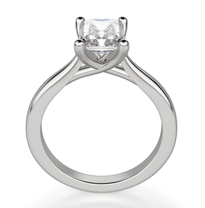 Anillo de compromiso solitario de moissanita con corte radiante para mujer, nuevo diseño, plata de ley, regalo para fiesta de bodas - Product Image 3