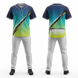 Ensemble de baseball en maille de haute qualité 2026, personnalisable par sublimation, léger, unisexe, pour équipe, vente en gros - Product Image 2