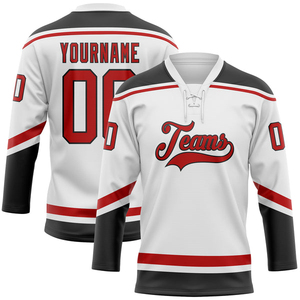 Ventes en gros Nouveauté Maillot de hockey sur glace de haute qualité Maillots de sport Vêtements de sport pour hommes Service OEM Meilleur style Mode Logo personnalisé - Product Image 2
