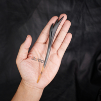 Meilleure Vente – Bâtonnet à Cheveux Unisexe en Corne de Buffle Naturelle Façonné à la Main, Écologique et Durable, Outil de Coiffure, Accessoire de Mode – Vietnam