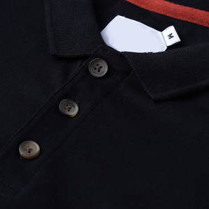 เสื้อยืดโปโลสำหรับผู้ชายเสื้อยืดผ้าฝ้าย100% น้ำหนักเบาและทนทานเสื้อผ้าลำลองถักลายตัวอักษรออกแบบได้ตามต้องการ - Product Image 5