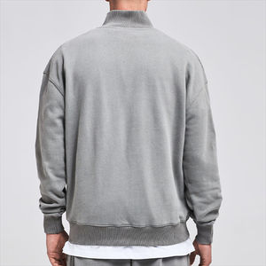 Sudadera informal de estilo de mujer de alta calidad, Jersey lateral de manga larga con cuello redondo de Color sólido, ajuste holgado para invierno - Product Image 2