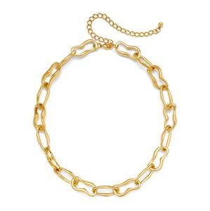Fashionable and Unique Women's Minimalist <b>Copper</b> Link <b>Chain</b> Necklaces-Gift - Product Image 1