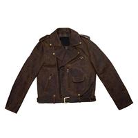 Veste en cuir occidentale de vente chaude en cuir véritable fait à la main veste en cuir de vache de qualité supérieure en cuir de vachette