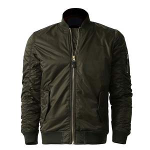 Veste bomber pour homme grande taille, fabrication sur mesure OEM, imprimée, dernière arrivée, hiver, manches longues, chaude - Product Image 2
