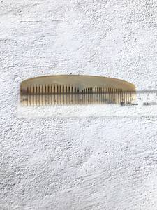 Peine de cuerno natural para cabello y barba, herramienta de aseo sin estática que mejora la textura y la apariencia de la India - Product Image 4