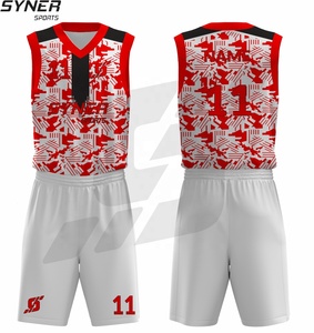 Kit de baloncesto personalizado personalizable para hombre 100% poliéster Reversible transpirable entrenamiento baloncesto Jersey uniforme conjunto para - Product Image 5