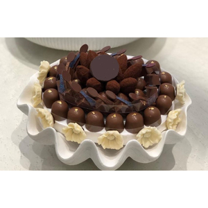 Maravilloso diseño Decoración de mesa Cuenco de chocolate Cuenco de metal plateado de calidad superior para bodas y ocasiones especiales de Venta caliente - Product Image 2