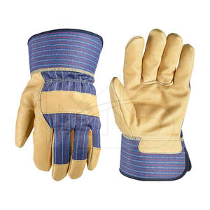 Gants de sécurité antidérapants personnalisés de haute qualité avec logo Gants de travail avec doublure en coton Doigt de protection Prix de gros sur la vente - Product Image 1