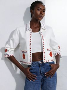 เสื้อแจ็กเก็ตผ้าคอตตอนใส่ได้ทั้งชายและหญิงผ้าแคนวาสสุดลายดอกไม้สไตล์อินเดียสำหรับฤดูหนาว - Product Image 3