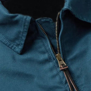 Abrigo informal de Otoño Invierno para hombre, copo de nieve, terciopelo, cremallera frontal para Pony Logo, solapa bordada, chaqueta Vintage para ejecutivos - Product Image 6