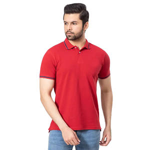 <b>Red</b>-Color Top Quality Custom Embroidery Logo Men's <b>Polo</b> <b>Shirts</b> Casual Sportswear <b>Polo</b> T <b>Shirt</b> For Men's - Product Image 6