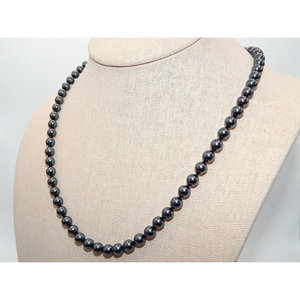 Bellissima collana di perline in ematite classica placcata in oro graziosa perla di onice con motivo a croce per feste di matrimoni ortodossi regalo perfetto - Product Image 2