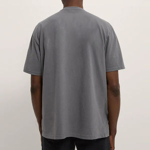 Maglietta Vintage a tracolla da uomo in cotone 100% personalizzato 250g di alta qualità eco-ecologica manica corta di lusso <span class=keywords><strong>classici</strong></span> - Product Image 2