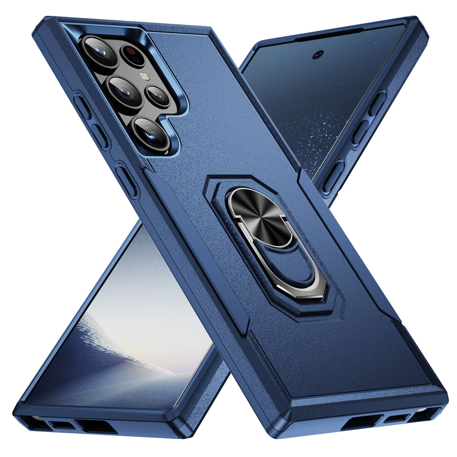 สีฟ้า + สีฟ้า