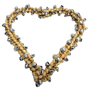 Super design Fer/Perles Suspendus Coeur Taille Standard Nickelage Tenture Murale Étoile pour Décoration de Noël Fait à la Main - Product Image 3