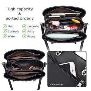 Nouveau design Sac en cuir tendance de couleur unie pour femmes Sac en cuir tendance de haute qualité pour femmes adultes - Product Image 3