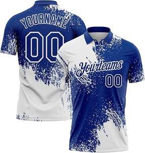 Polos sublimados de tendencia 2025 Ajuste personalizado, Impresión de logotipo para equipos, personal y uso promocional - Product Image 1