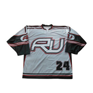 Customize Ice Hockey Jerseys Sublimation 100% Polyester Breathable <b>Men's</b> Team Wear Uniform OEM Hockey Teamwear <b>shirts</b> Youth - Product Image 3