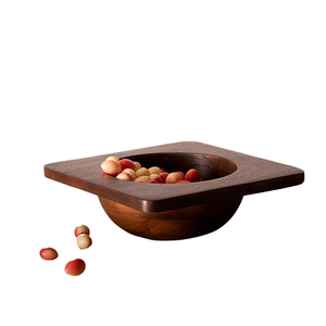 Tazón de sopa de madera de diseño moderno para pequeñas cantidades al por mayor, colores y tamaños personalizados para hoteles y restaurantes de lujo - Product Image 1