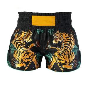 กางเกงขาสั้นออกกำลังกายแบบมีสไตล์สำหรับผู้ชายกางเกงมวยปรับได้น้ำหนักเบา - Product Image 4