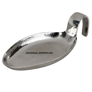 Bandeja de Chocolate Martillado de Metal Plato de Chocolate Decorativo Chapado en Plata Venta Caliente Nueva Bandeja de Chocolate Decorativa - Product Image 1