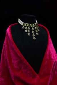 Conjunto de collar de moissanita de ajuste abierto de plata de ley Premium para mujer, joyería de plata 925 de lujo, hipoalergénico, antideslustre - Product Image 2