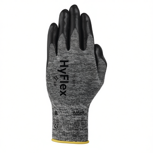 ถุงมือ Ansell HyFlex 11-801 ไซส์ 9 สีเทา/ดำ EN 388 PPE ประเภท II อุปกรณ์ป้องกันสำหรับสวน บรรจุ 12 ชิ้น - Product Image 3