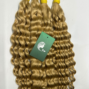 Venta al por mayor 100% Natural Virgen colores cabello humano de alta calidad a granel extensiones de cabello humano - Product Image 6