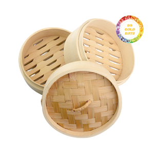 Panier vapeur en bambou de haute qualité, couvercle de casserole, taille personnalisée, compatible gaz et induction, outil de cuisson artisanal pour des repas sains - Product Image 5