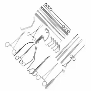 Juego de instrumentos médicos básicos de acero inoxidable para amigdalectomía y adenoidectomía para eliminación quirúrgica general oftálmica - Product Image 3