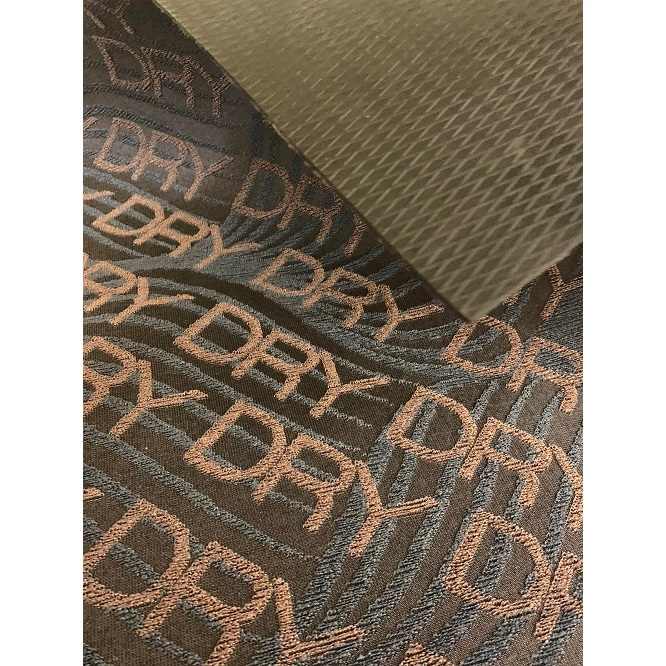 Blue 0.67 X 6.5 M Carpet Runner for Offices Shops & Gyms Industrial Floral Oriental Style Washable & Anti-Slip Woven Polyester