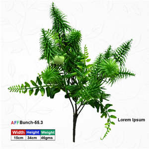Ramillete de Hojas Artificiales de Eucalipto Verde AFF -55.3 - Product Image 1