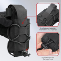 Pochette tactique MOLLE personnalisable pour garrot, respirante et réglable, pour trousse de premiers secours IFAK, en nylon/polyester