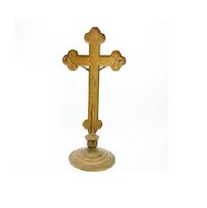 Crucifix en métal poli haut laiton Style nordique incroyable autel d'église par Collection fiable autel décoratif de qualité supérieure - Product Image 5