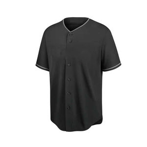 Ensemble de maillot et pantalon de baseball pour adultes, uniformes d'équipe personnalisés, doux, extensible, respirant, imprimé, en élasthanne/coton/fibre de bambou - Product Image 2