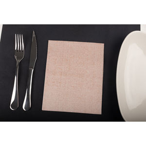 Tovaglioli in terracotta 30x40cm con stampa Capri, piega 1/4, Bambutex Naturale, 600 pz, B2B - Product Image 2