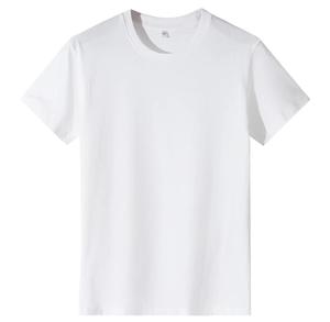 เสื้อยืดผ้าโพลีเอสเตอร์คอกลมสำหรับผู้ชาย, เสื้อยืดผ้าไมโครไฟเบอร์ระบายอากาศได้ดีผ้า100% เรียบๆ - Product Image 3