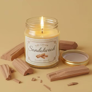 Vela Aromática de Primera Calidad en Frasco de Vidrio con Etiqueta de Marca Personalizada Disponible a Precio de Mayoreo de Fabricante Indio - Product Image 1