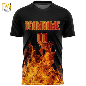 Camiseta de fútbol personalizada, ropa deportiva transpirable de alta calidad, camiseta de fútbol con 100% poliéster - Product Image 2