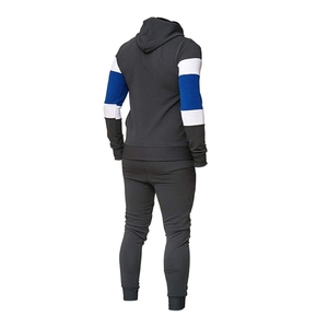 Survêtement d'hiver décontracté Veste à fermeture éclair à manches longues Manteau et short de sport Ensemble Gym Jogger Logo personnalisé pour hommes - Product Image 4
