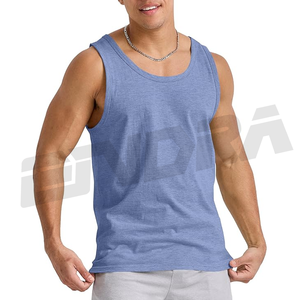 Muscle Tank Tops I Shaped chaleco sin mangas cuello redondo gimnasio camisa entrenamiento blusa Fitness Activewear Top para hombres 2025 - Product Image 1