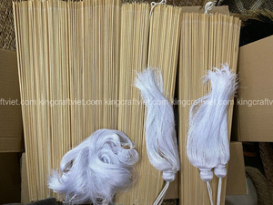 Abanico Decorativo Grande de Bambú para Colgar en la Pared, Ideal para Cabeceras de Dormitorio, Sala de Estar y Decoración de Resorts, Hecho en Vietnam por KINGCRAFTVIET - Product Image 6