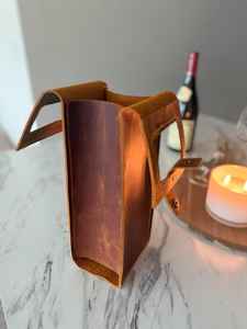 Luxury Premium Genuine Leather <b>Wine</b> Bottle Cover Strap Customizable Durable Waterproof Protective Dustproof Gift <b>Bag</b> Storage - Product Image 5