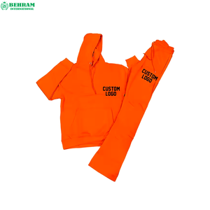 เสื้อผ้าสตรีทแวร์ Behram International ผ้าฝ้าย 100% เนื้อหนา ระบายอากาศได้ดี เป็นมิตรกับสิ่งแวดล้อม เสื้อพูลโอเวอร์สำหรับฤดูหนาว ชุดวอร์มสำหรับวิ่งออกกำลังกาย - Product Image 5