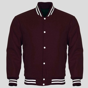 Veste universitaire Letterman en laine de baseball de haute qualité pour hommes, veste de conception de broderie avec logo personnalisé, veste d'hiver de rue principale en usine - Product Image 1