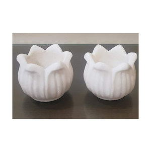 Cuenco de mármol decorativo de lujo, centro de mesa de piedra natural elegante hecho a mano para mesa de comedor, ensalada de frutas, uso de cocina - Product Image 6